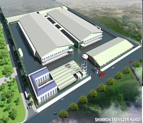 Nhà máy Shinwon Ebenezer Hà Nội P. Cải Đan, TP Sông Công, Thái Nguyên